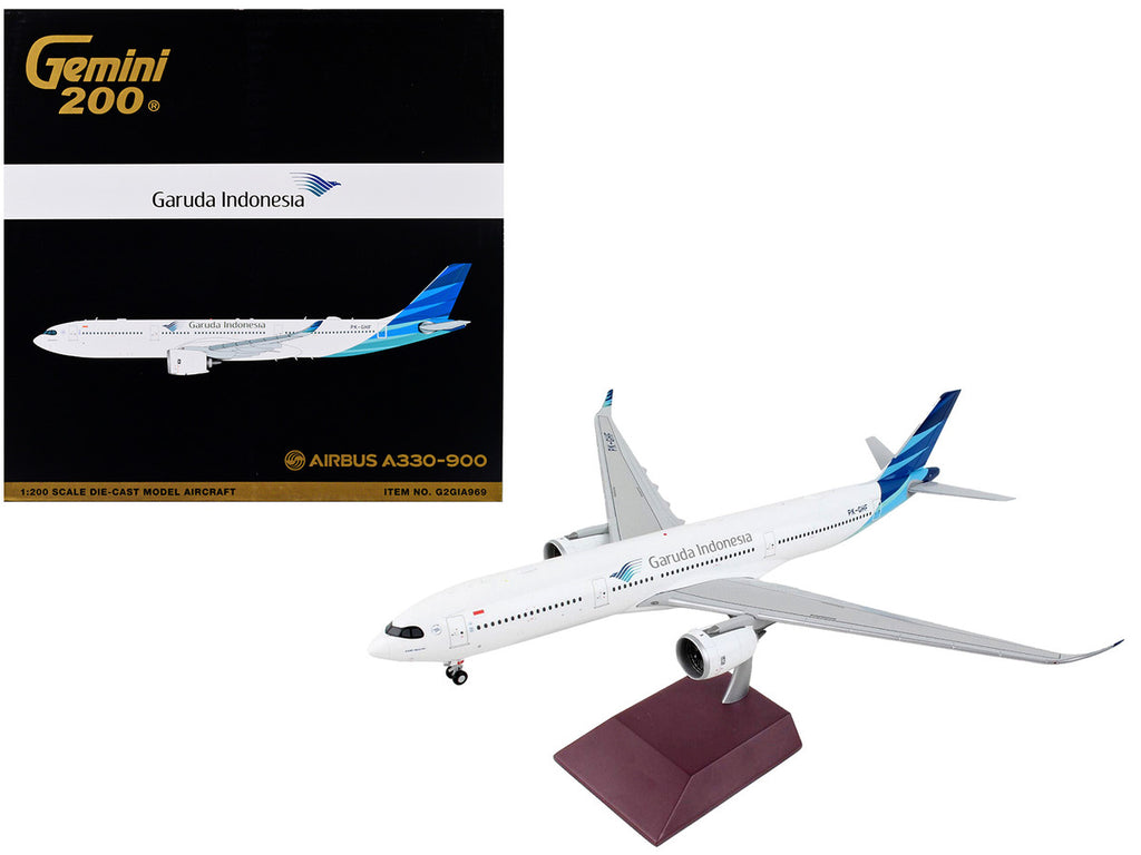 Airbus A330-900 Commercial Aircraft "Garuda Indonesia" White with Blue Tail "Gemini 200" Series 1/200 Diecast Model Airplane by GeminiJets-0