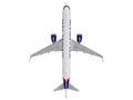 Airbus A321neo Commercial Aircraft "Icelandair" (TF-IAA) White with Blue and Pink Tail "Gemini 200" Series 1/200 Diecast Model by GeminiJets-0