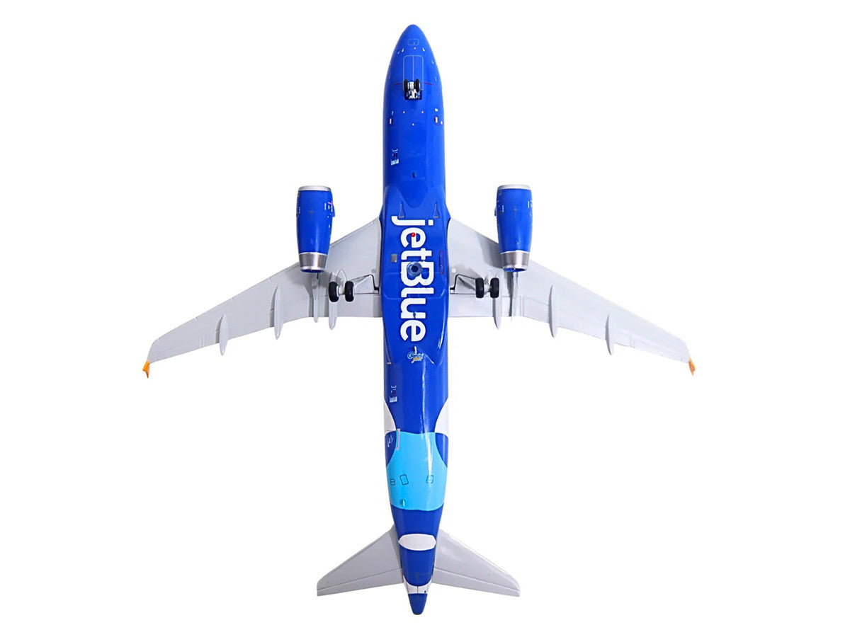 Airbus A320 Commercial Aircraft "JetBlue Airways - Forever Blue" (N547JB) Blue with Graphics "Gemini 200" Series 1/200 Diecast Model Airplane by GeminiJets-3