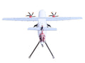 ATR 72-600 Commercial Aircraft "Loganair - Scotland's Airline" (G-LMTE) White with Red Plaid Tail "Gemini 200" Series 1/200 Diecast Model Airplane by GeminiJets-0
