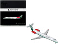 Embraer ERJ-145 Commercial Aircraft "Mexicana de Aviacion" (XA-MBR) White with Green Stripes and Tail "Gemini 200" Series 1/200 Diecast Model by GeminiJets-0
