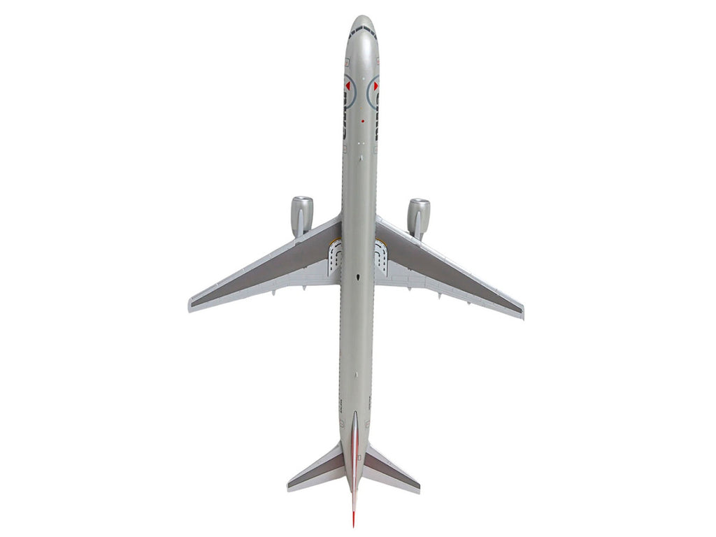 Boeing 757-300 Commercial Aircraft "Northwest Airlines" (N587NW) Silver with Red Tail "Gemini 200" Series 1/200 Diecast Model by GeminiJets-0