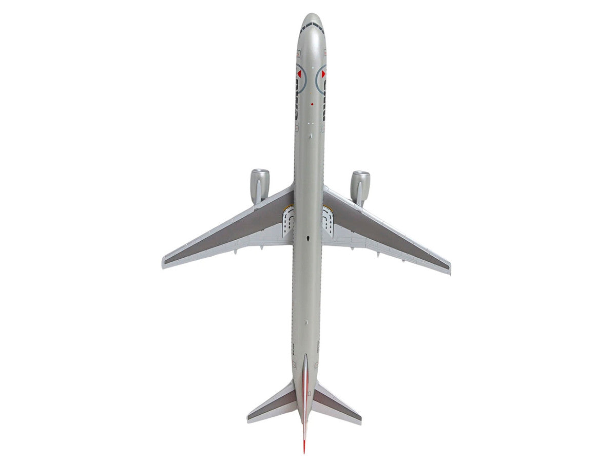 Boeing 757-300 Commercial Aircraft "Northwest Airlines" (N587NW) Silver with Red Tail "Gemini 200" Series 1/200 Diecast Model by GeminiJets-0