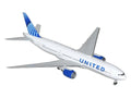 Boeing 777-200ER Commercial Aircraft "United Airlines" (N798UA) White with Blue Tail "Gemini 200" Series 1/200 Diecast Model by GeminiJets-0