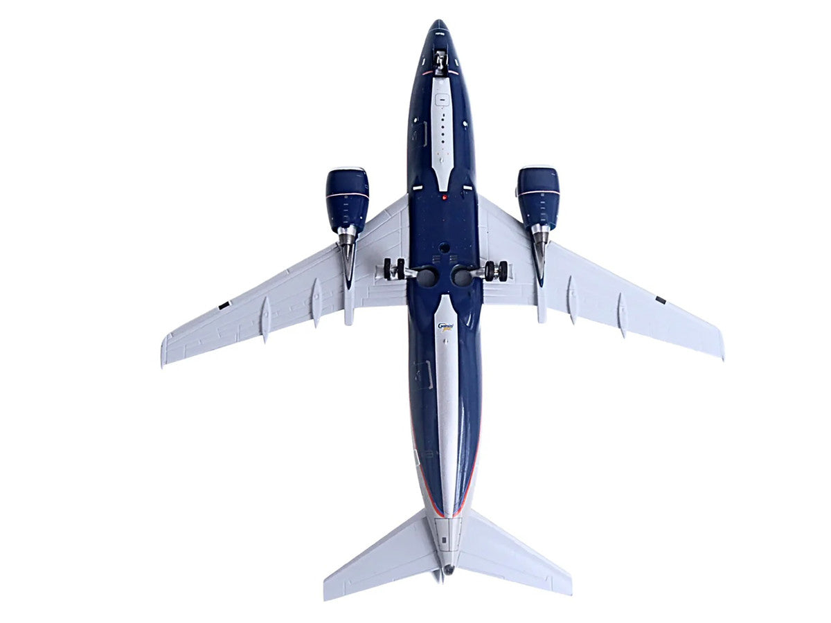 Boeing 737-500 Commercial Aircraft "United Airlines - Classic 737 Series" (N936UA) Gray with Blue Tail "Gemini 200" Series 1/200 Diecast Model Airplane by GeminiJets-3