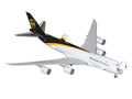 Boeing 747-8F Commercial Aircraft "UPS Worldwide Services" (N607UP) White with Brown Tail "Gemini 200 - Interactive Series" Series 1/200 Diecast Model by GeminiJets-0