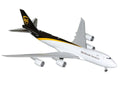 Boeing 747-8F Commercial Aircraft "UPS Worldwide Services" (N607UP) White with Brown Tail "Gemini 200" Series 1/200 Diecast Model by GeminiJets-0