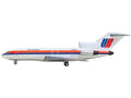 Boeing 727-100 Commercial Aircraft "United Airlines - Saul Bass Livery" (N7001U) White with Stripes 1/400 Diecast Model by GeminiJets-0