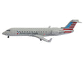 Bombardier CRJ200 Commercial Aircraft "American Eagle - Air Wisconsin" (N420AW) Gray with Red and Blue Tail 1/400 Diecast Model Airplane by GeminiJets-0