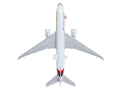 Boeing 777F Commercial Aircraft "Emirates SkyCargo" (A6-EFV) White with Striped Tail "Interactive Series" 1/400 Diecast Model by GeminiJets-0