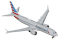 Boeing 737 MAX 8 Commercial Aircraft "American Airlines" (N326RP) Gray with Striped Tail Series 1/400 Diecast Model by GeminiJets-0