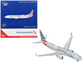 Boeing 737-800 Commercial Aircraft "American Airlines 100th Anniversary 2026" (N840NN) Gray with Tail Stripes 1/400 Diecast Model Airplane by GeminiJets-0