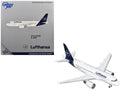 Airbus A319-100 Commercial Aircraft "Lufthansa" (D-AIBF) White with Dark Blue Tail 1/400 Diecast Model Airplane by GeminiJets-0