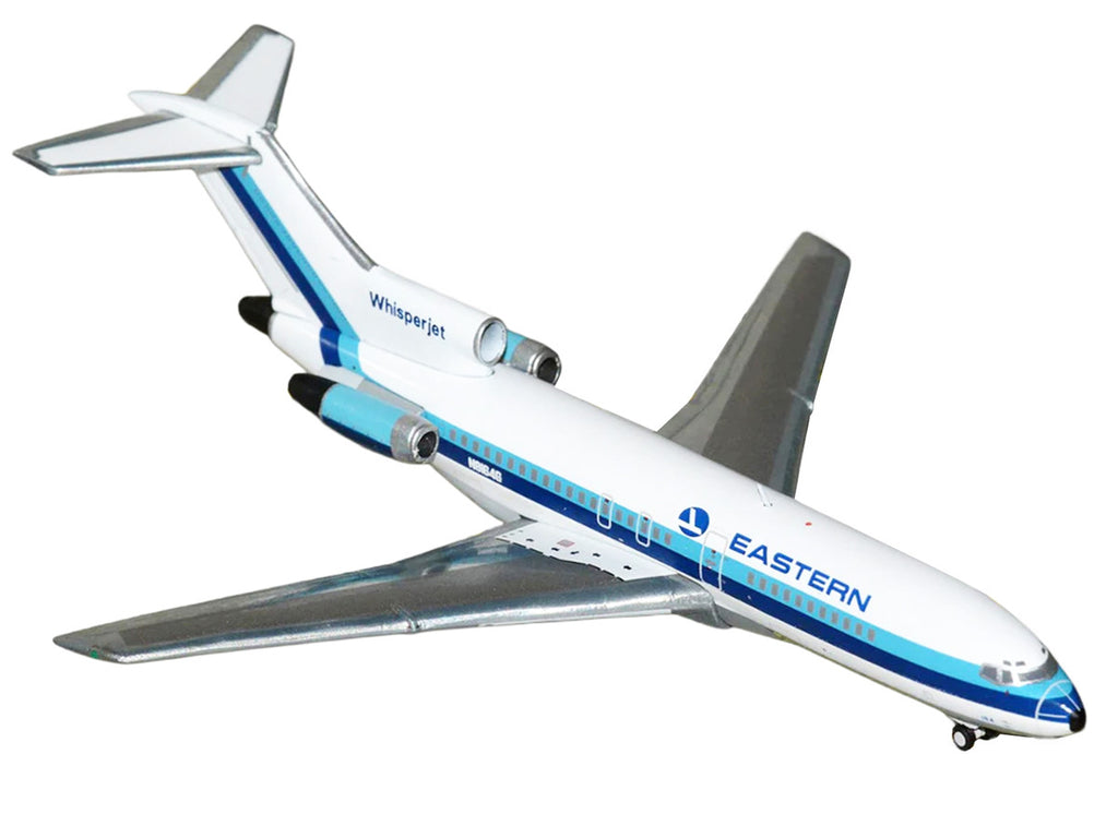 Boeing 727-100 Commercial Aircraft "Eastern Air Lines" (N8164G) White with Blue Stripes 1/400 Diecast Model Airplane by GeminiJets-1