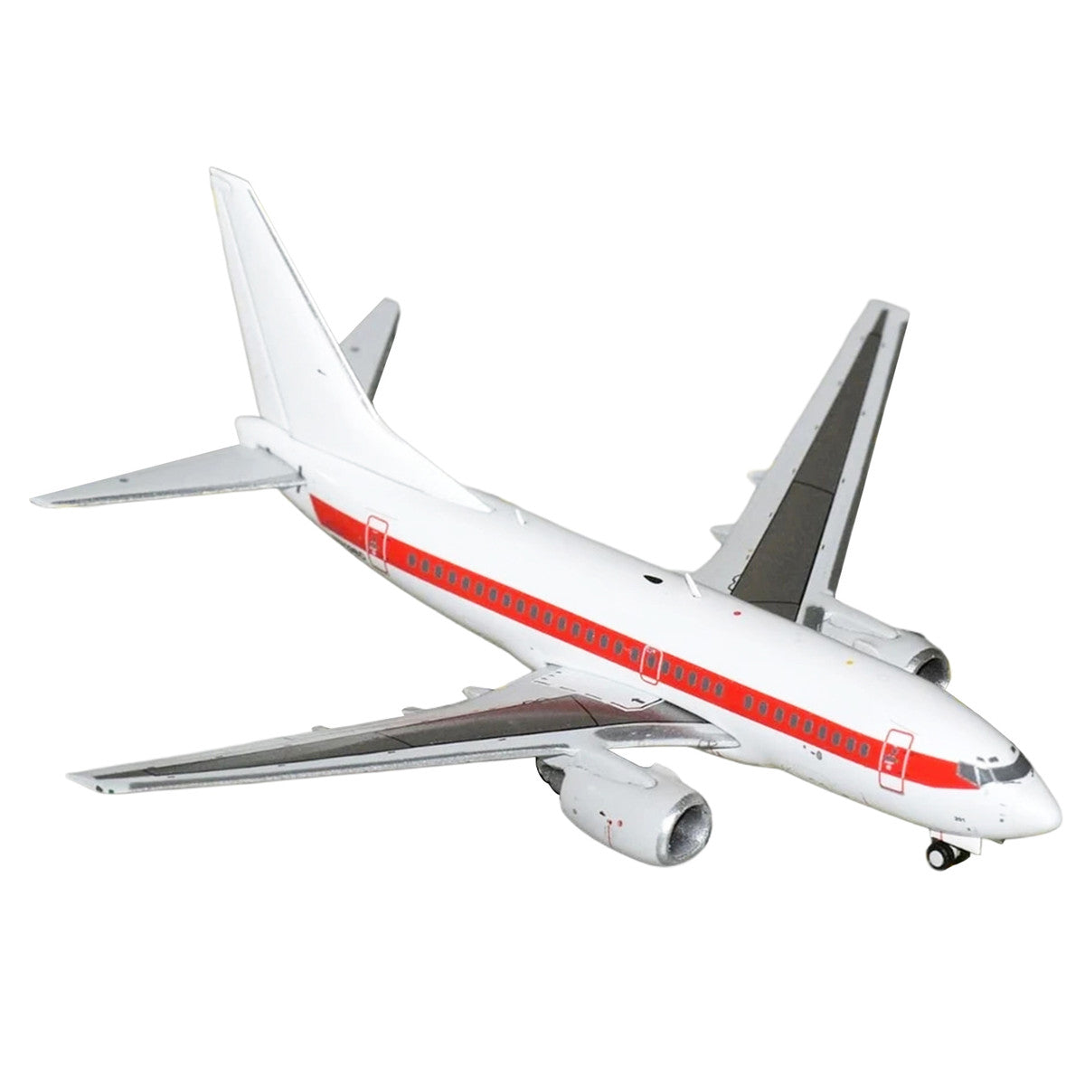 Boeing 737-600 Transport Aircraft "EG&G - Janet Airlines" (N319BD) White with Red Stripes 1/400 Diecast Model Airplane by GeminiJets-1