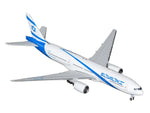 Boeing 777-200ER Commercial Aircraft "El Al Airlines" (4X-ECE) White with Blue Stripes 1/400 Diecast Model Airplane by GeminiJets-1