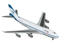 Boeing 747-100 Commercial Aircraft "Iran Air" (EP-IAM) White with Blue Stripes 1/400 Diecast Model by GeminiJets-0