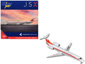 Embraer ERJ-145 Commercial Aircraft "JSX" (N960JX) White with Red Stripes and Tail 1/400 Diecast Model Airplane by GeminiJets-0