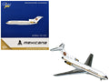 Boeing 727-100 Commercial Aircraft "Mexicana de Aviacion" (XA-SEJ) White with Gold Stripes 1/400 Diecast Model Airplane by GeminiJets-0