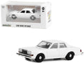 1980-1989 Dodge Diplomat Police Unmarked White "Hot Pursuit" "Hobby Exclusive" Series 1/64 Diecast Model Car by Greenlight-0