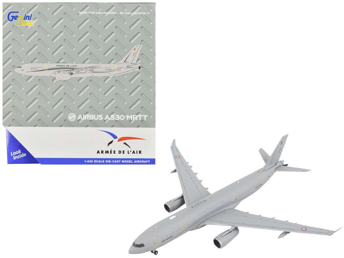 Airbus A330 MRTT Tanker Aircraft "Armee de l'Air - French Air Force" Gray "Gemini Macs" Series 1/400 Diecast Model Airplane by GeminiJets-0