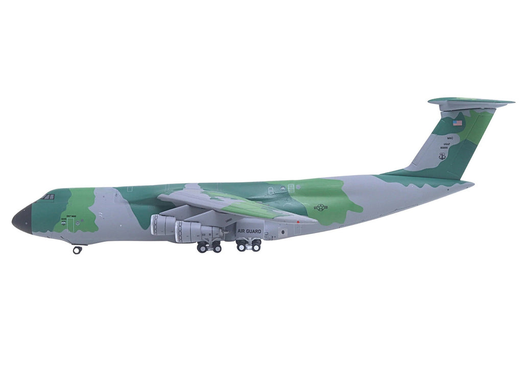 Lockheed C-5M Super Galaxy Transport Aircraft "New York Air National Guard 105th Airlift Wing Stewart Air National Guard Base" United States Air Force (68-0226) Green Camouflage "Gemini Macs" Series 1/400 Diecast Model Airplane by GeminiJets-0