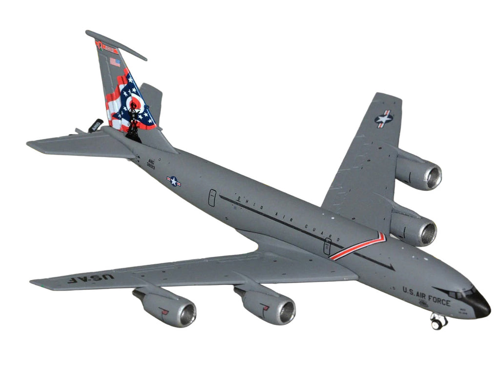 Boeing KC-135R Stratotanker Aircraft "Ohio Air National Guard" United States Air Force (63-8013) Gray "Gemini Macs" 1/400 Diecast Model Airplane by GeminiJets-1