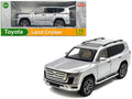 Toyota Land Cruiser Silver Metallic with Sun Roof 1/24 Diecast Model Car-0
