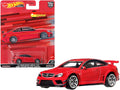 2012 Mercedes Benz C63 AMG Coupe Black Series Red "Deutschland Design" Series Diecast Model Car by Hot Wheels-0
