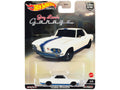 1966 Chevrolet Corvair Yenko Stinger White with Blue Stripes "Jay Leno’s Garage" Diecast Model Car by Hot Wheels-0