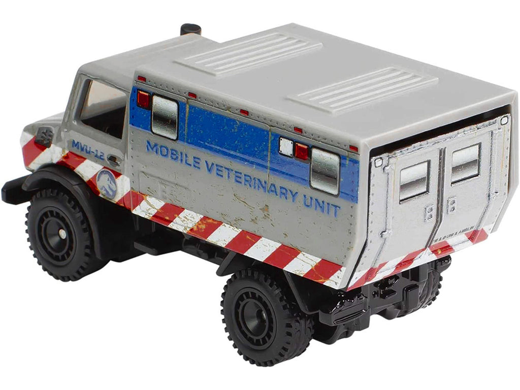 Mercedes-Benz Unimog U 1300 L "Mobile Veterinary Unit MVU-12" "Jurassic World" (2015) Movie Diecast Model Car by Hot Wheels-1