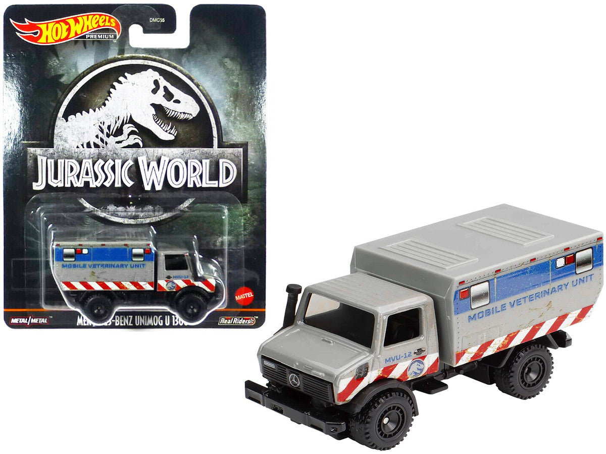 Mercedes-Benz Unimog U 1300 L "Mobile Veterinary Unit MVU-12" "Jurassic World" (2015) Movie Diecast Model Car by Hot Wheels-0
