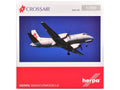 Saab 340 Commercial Aircraft "Crossair" (HB-AKN) White with Tail Graphics 1/200 Diecast Model Airplane by Herpa-0