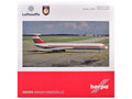 Ilyushin IL-62M Commercial Aircraft "German Luftwaffe" (11+22) White with Red Stripes 1/200 Diecast Model Airplane by Herpa-0
