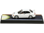 Mitsubishi Lancer RS Evolution IV RHD (Right Hand Drive) White "Monstar" with Seiji Iwaki Driver Figure "Initial D" (1995-2013) Manga 1/64 Diecast Model Car by Hobby Japan-1