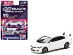 Honda Mugen Civic Type R (FD2) RHD (Right Hand Drive) Championship White "JDM64" Series 1/64 Diecast Model Car by Hobby Japan-2