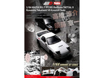 Mazda RX-7 (FC3S) RHD (Right Hand Drive) "RedSuns" White "Ryosuke Takahashi VS Kyoichi Sudou - Initial D" (1995-2013) Manga "Diorama Set Series" 1/64 Diecast Model Car by Hobby Japan-2
