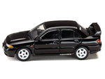 Mitsubishi Lancer RS Evolution III RHD (Right Hand Drive) Black "Initial D" (1995-2013) Manga "Diorama Set Series" 1/64 Diecast Model car by Hobby Japan-2