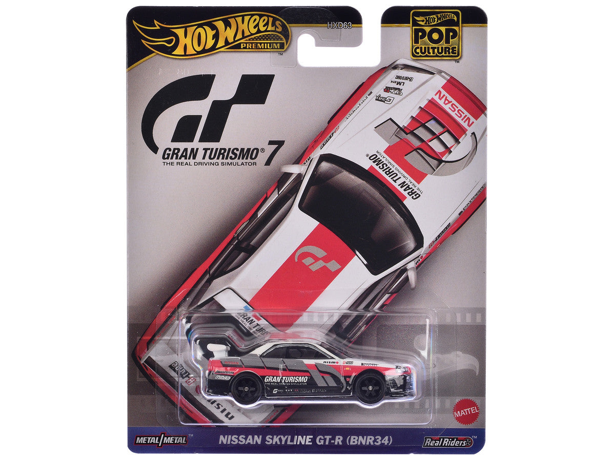 Nissan GT-R Nismo GT3 #23 White "Gran Turismo 7" Video Game Diecast Model Car by Hot Wheels-0