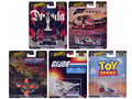 "Pop Culture 2026" 5 piece Set R "Premium Series" Diecast Model Cars by Hot Wheels-0