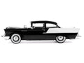 1957 Chevrolet One-Fifty Sedan Black and White 1/64 Diecast Model Car by IXO Models-0