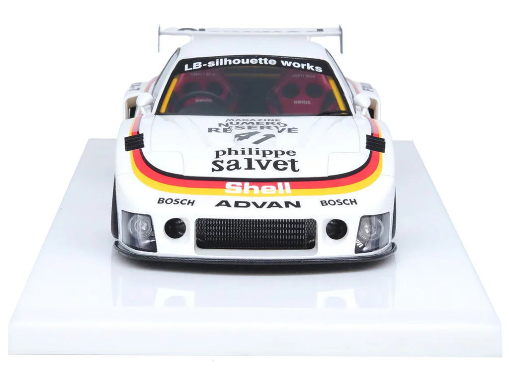 Mazda RX7 FD3S LB-Super Silhouette RHD 1/18 Scale Model Car White-3