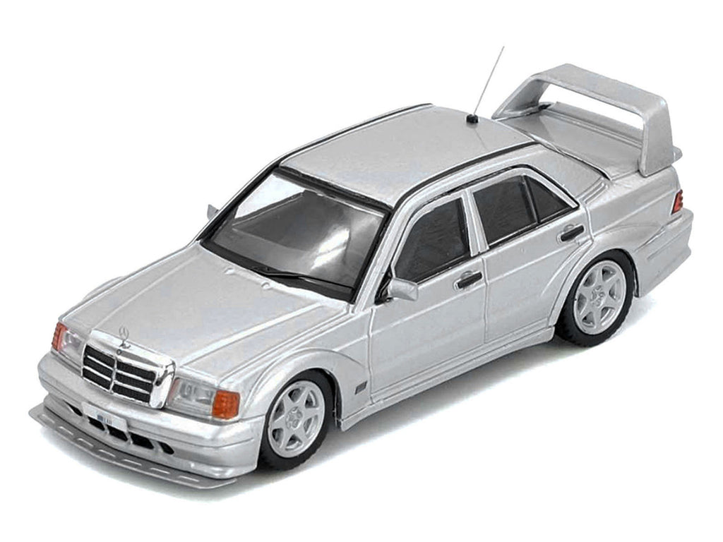 Mercedes-Benz 190E 2.5-16 Evolution II 1/64 Silver Diecast Model-1
