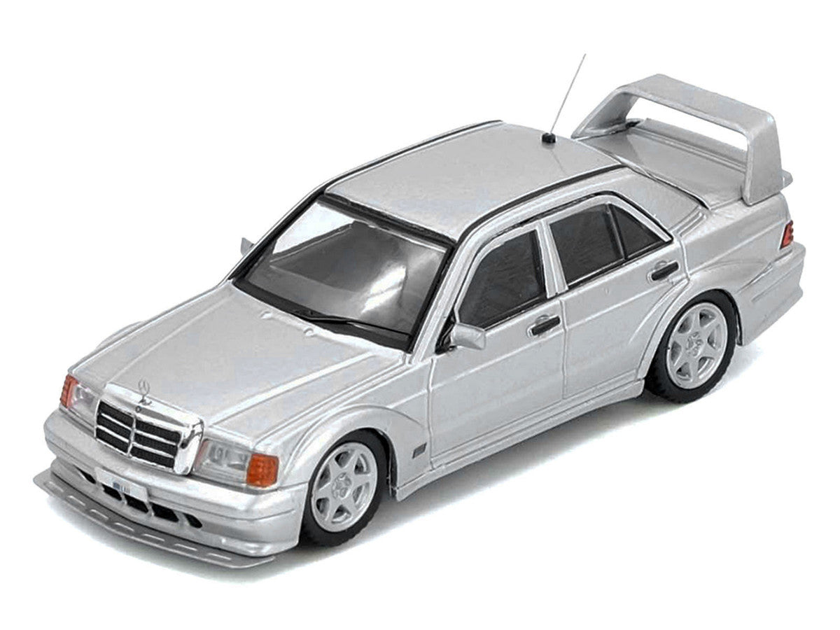 Mercedes-Benz 190E 2.5-16 Evolution II 1/64 Silver Diecast Model-1