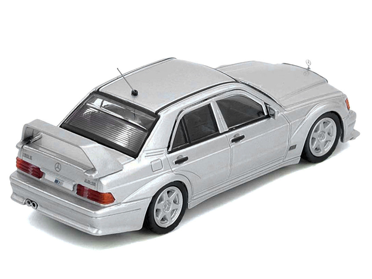 Mercedes-Benz 190E 2.5-16 Evolution II 1/64 Silver Diecast Model-2