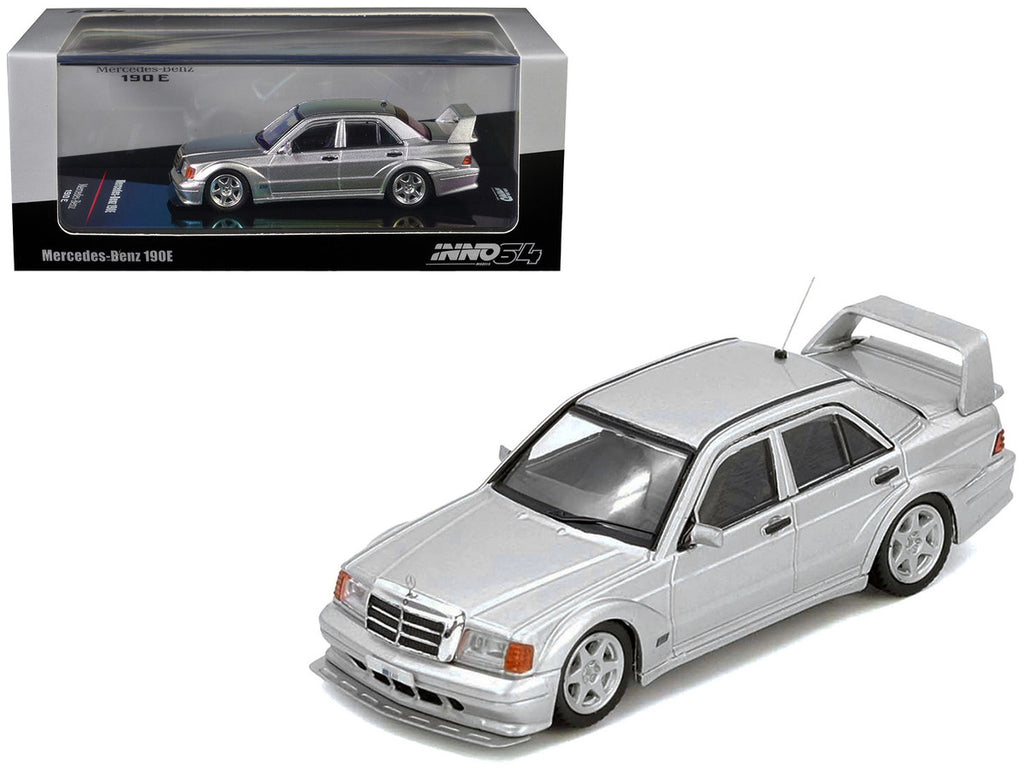Mercedes-Benz 190E 2.5-16 Evolution II 1/64 Silver Diecast Model-0