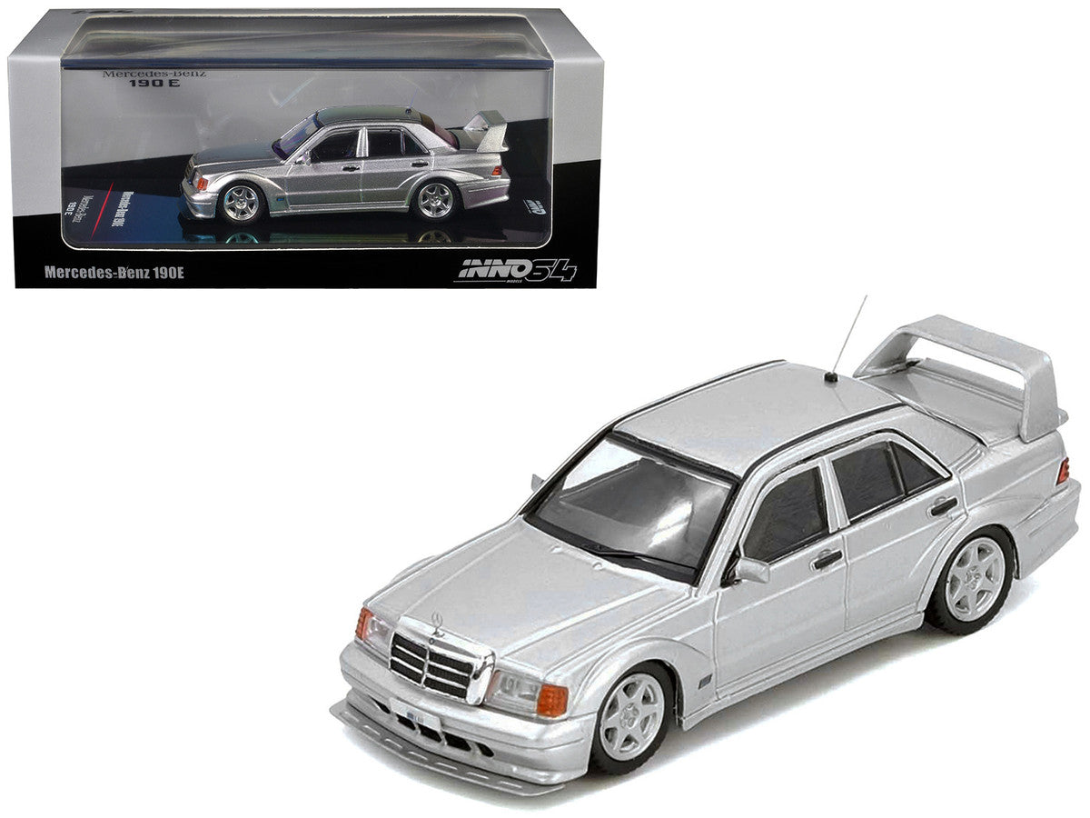 Mercedes-Benz 190E 2.5-16 Evolution II 1/64 Silver Diecast Model-0