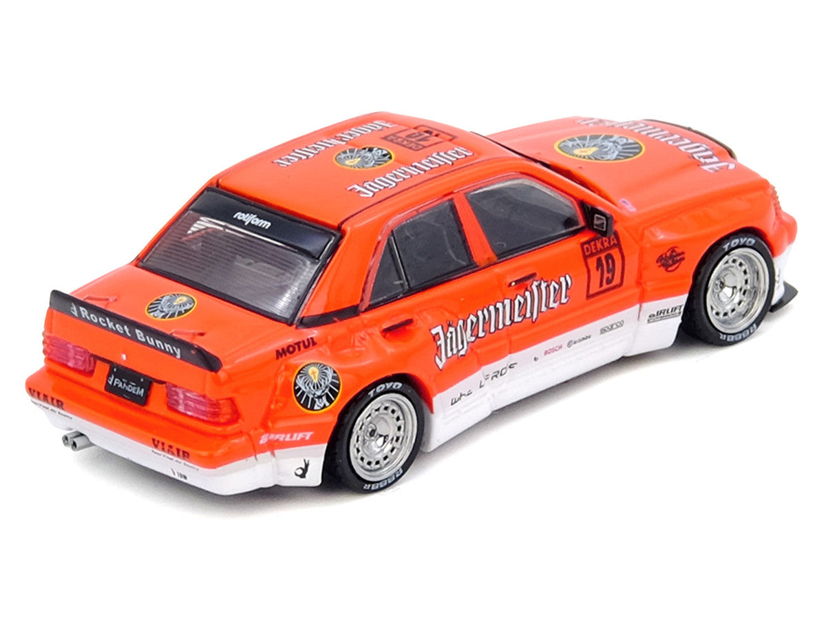 Pandem Rocket Bunny 190E Jagermeister 1/64 Diecast Model Car-2