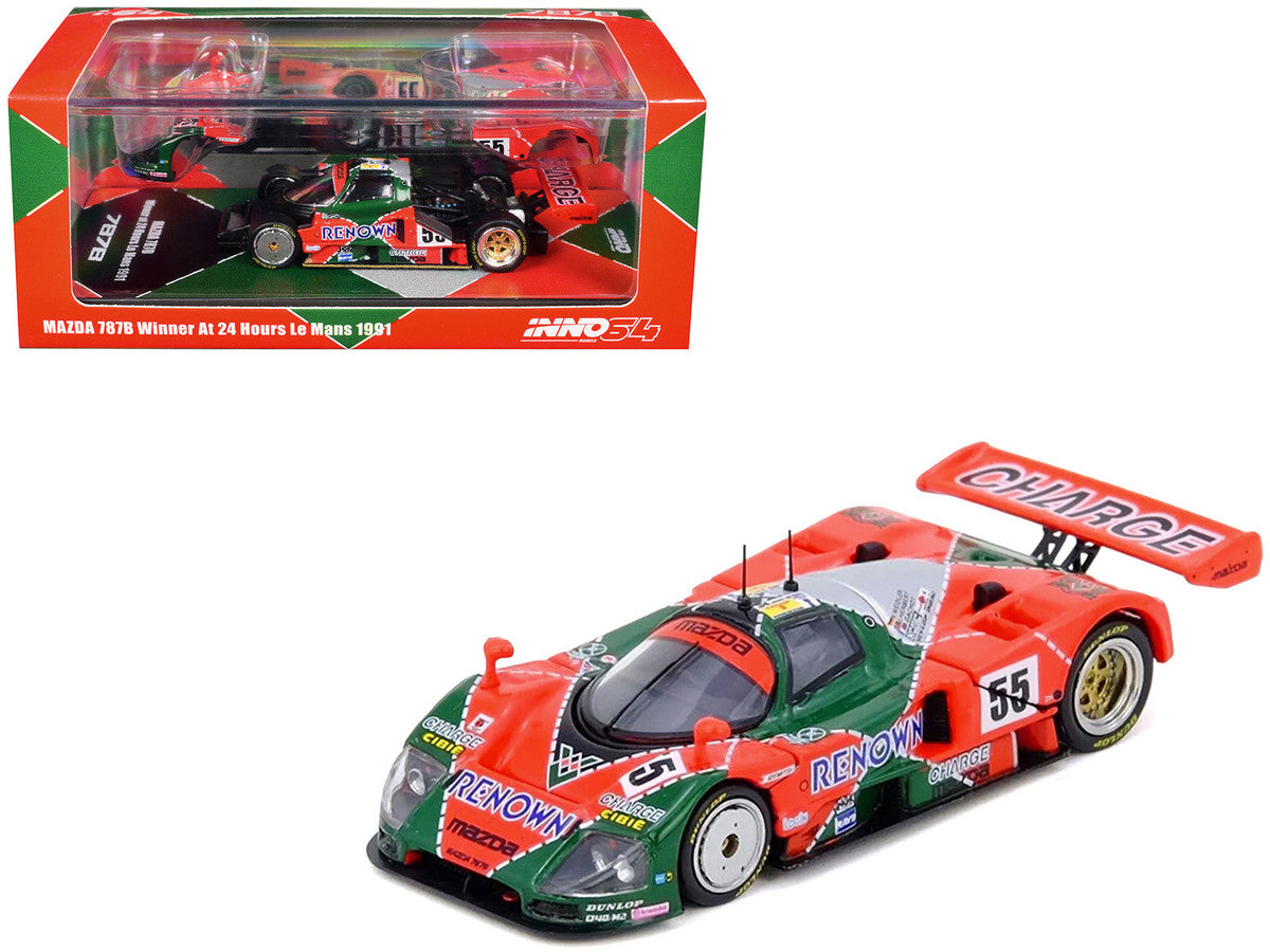 Mazda 787B #55 1991 Le Mans Winner 1/64 Diecast Model Car-4