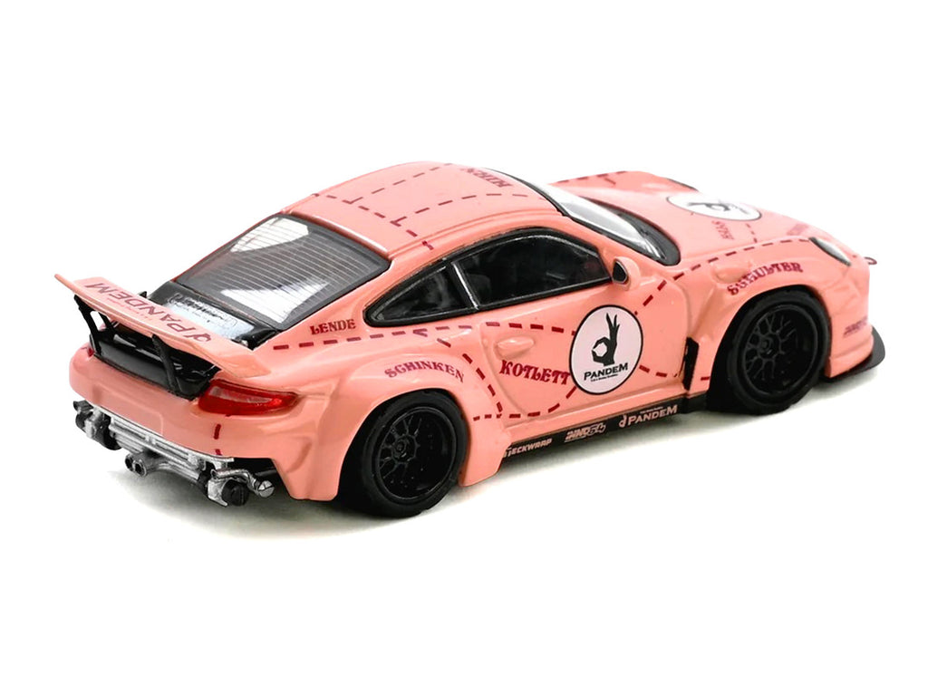 Pandem 997 Pink Pig 1/64 Diecast Model Car by Inno Models Display-0